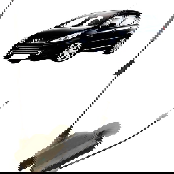 Fechadura Porta Dianteira Esquerda Peugeot 208 2014 2015