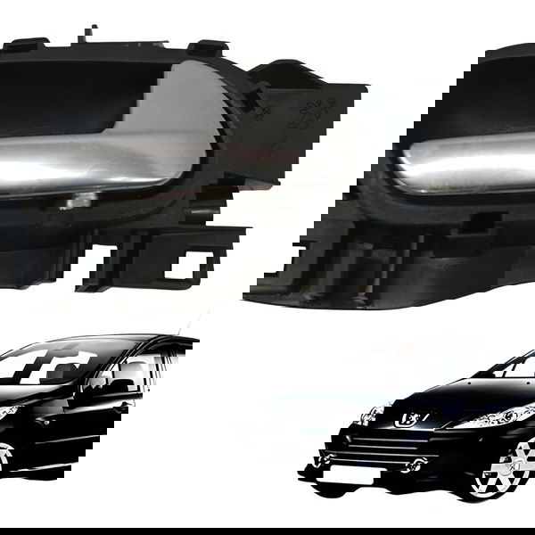 Maçaneta Interna Dianteira Direita Peugeot 208 2015 2016