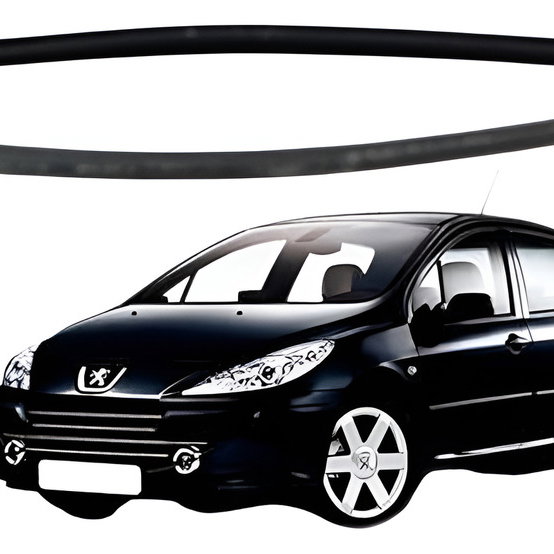 Kit Canaleta Pestana Traseiro Esquerdo Peugeot 208 204 2015