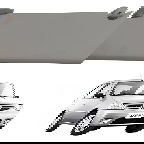 Quebra Sol Direito C/ Espelho Renault Logan 1.0 2008 2009