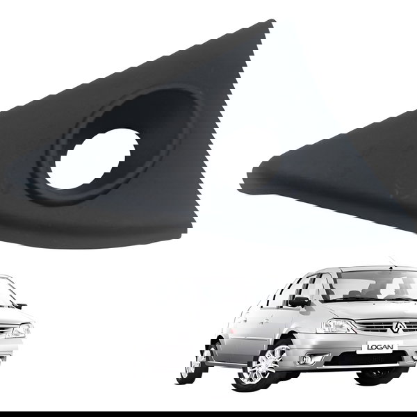 Acabamento Interno Direito Retrovisor Renault Logan 2009