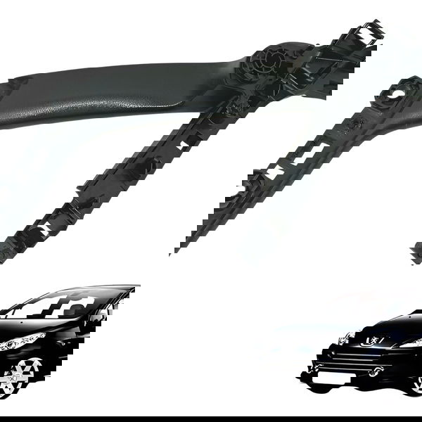 Moldura Forro Porta Dianteiro Esquerdo Peugeot 208 2p 2015