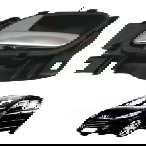 Maçaneta Interna Traseira Esquerda Peugeot 208 2015 2016