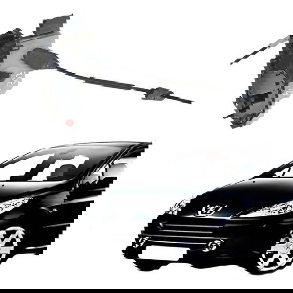 Fechadura Porta Traseiro Direita Peugeot 208  2014 2015