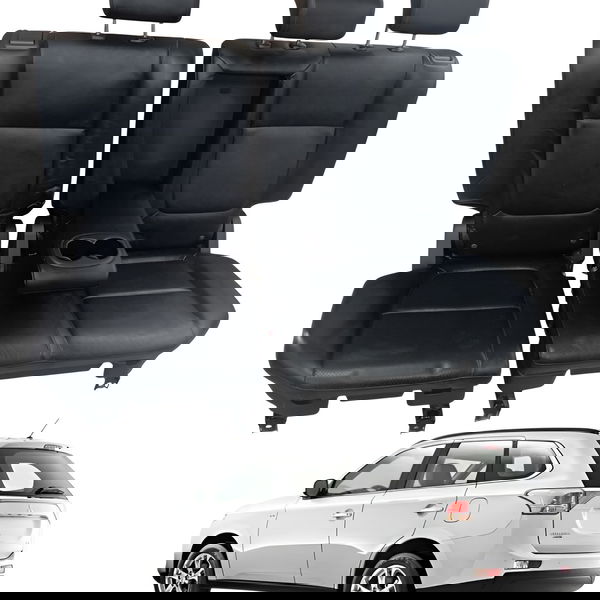 Jogo Banco Couro Traseiro Mitsubishi Outlander 2.0 2015 2016