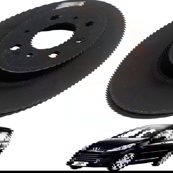 Disco Freio Dianteiro Peugeot 307 Sw 2.0 16v 2005 2006 2007