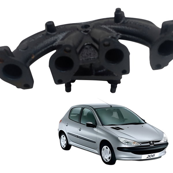 Coletor Escape Peugeot 206 207 1.4 8v 2009 2010