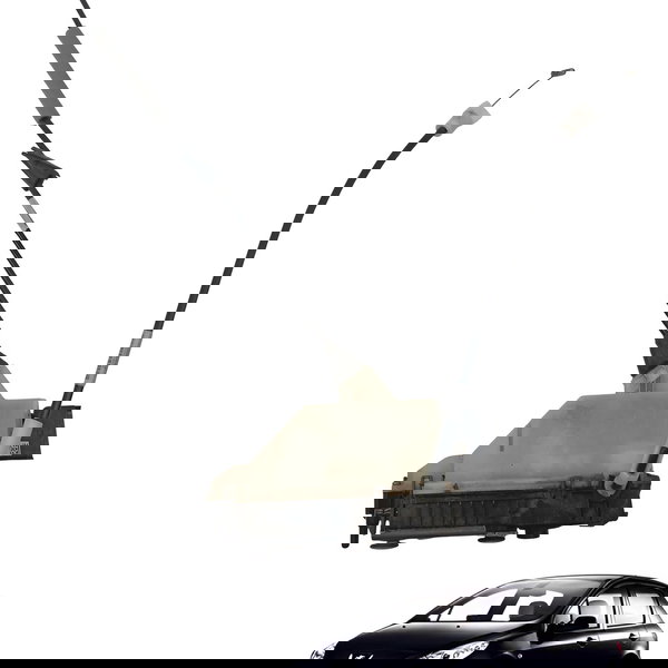 Fechadura Porta Dianteira Direita Peugeot 208  2014 2015