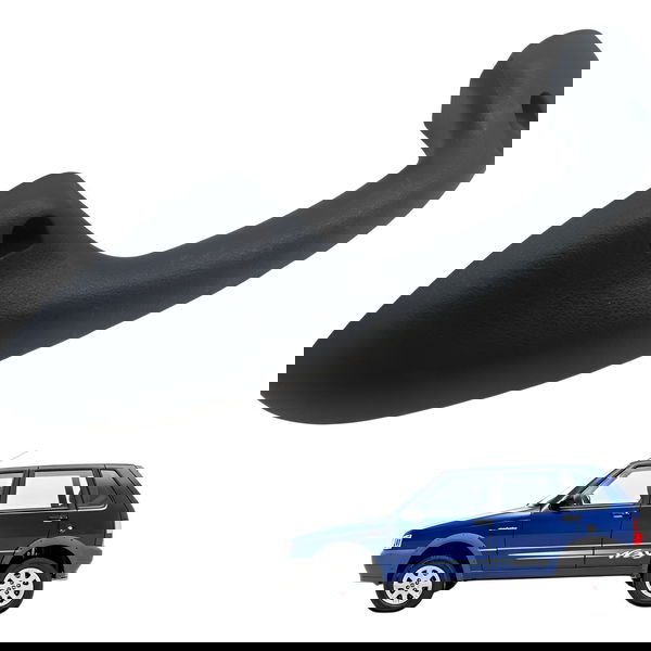 Moldura Direito Puxador Porta Descanso Fiat Palio 2007