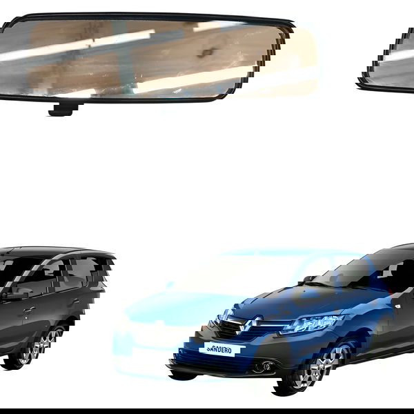 Retrovisor Interno Renault Sandero Logan 1.0 2017 2018 2019