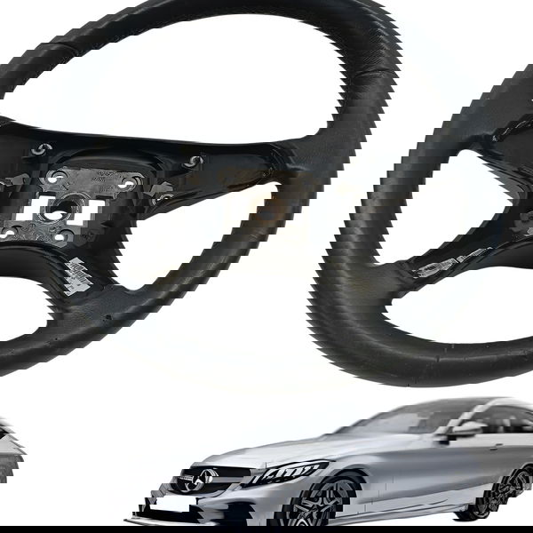 Volante Mercedes Benz C180 C200 2008 2009 2010 2011 Detalhe