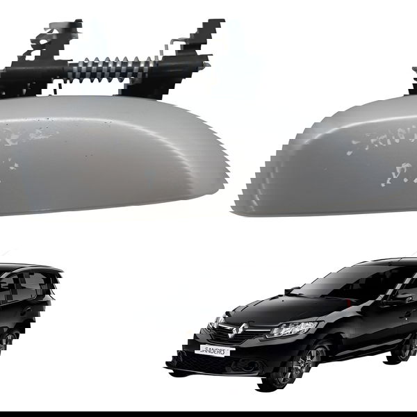 Maçaneta Externa Dianteira Direita Renault Sandero 2017 2018 Dianteira