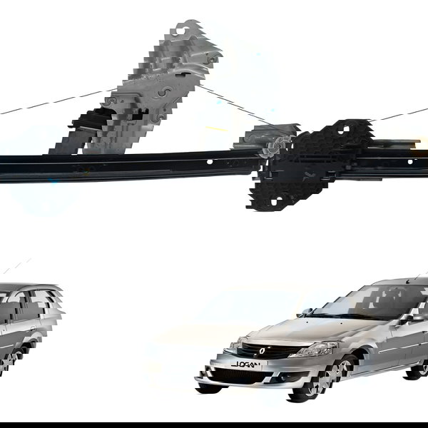 Maquina Vidro Dianteiro Direito Renault Logan 1.0 2008 2009