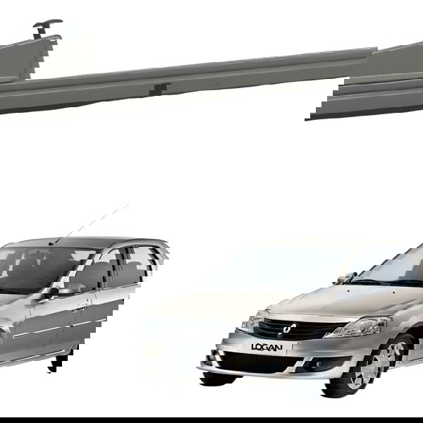 Canaleta Guia Vidro Dianteiro Direito Renault Logan 1.6 2009