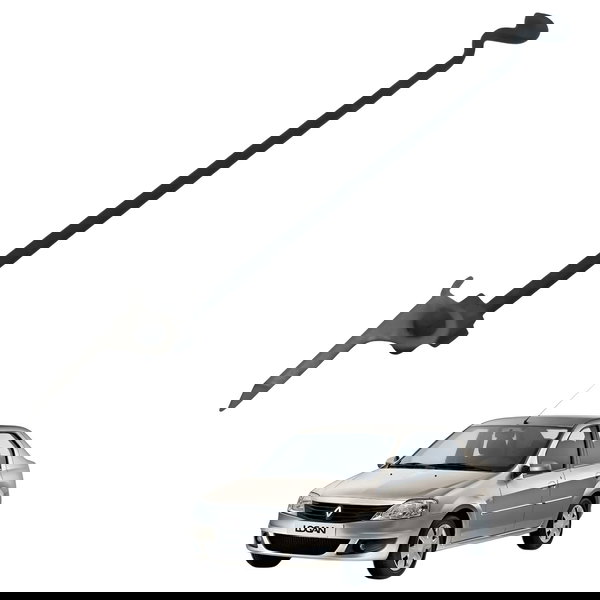 Haste Vareta Segura Capo Renault Logan 1.0 2008 2009 2010