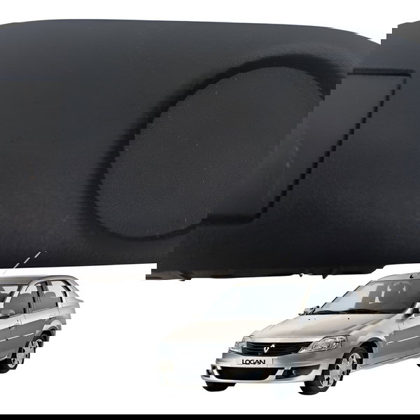 Moldura Botão Falso Retrovisor Renault Logan 1.0 2008 2009