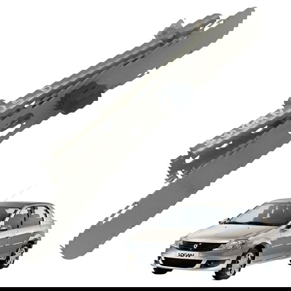 Trilho Regulagem Altura Cinto Direito Renault Logan 1.0 2009