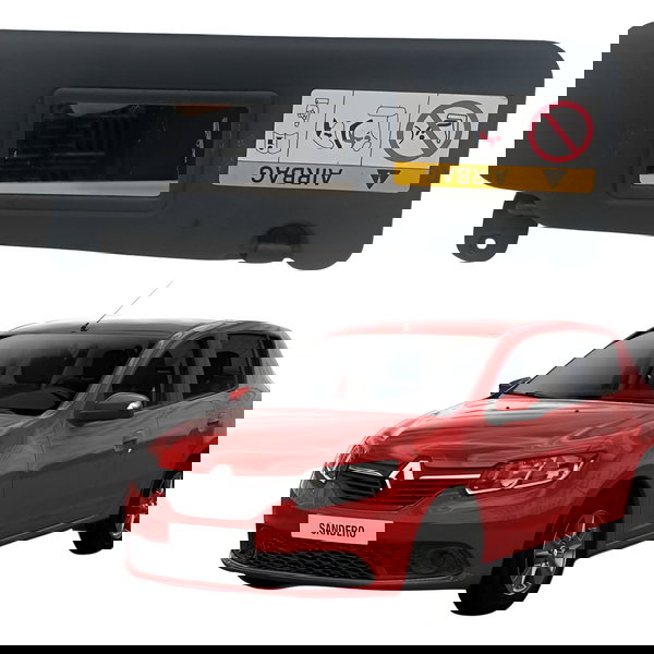 Quebra Sol Direoto Renault Sandero 1.0 2017 2018 2019 2020