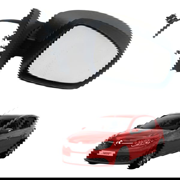 Retrovisor Direito Renault Sandero 1.0 2017 2018 Detalhe