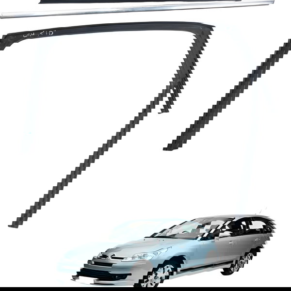 Guarnição Canaleta Traseira Direita Citroen C4 Pallas 2009