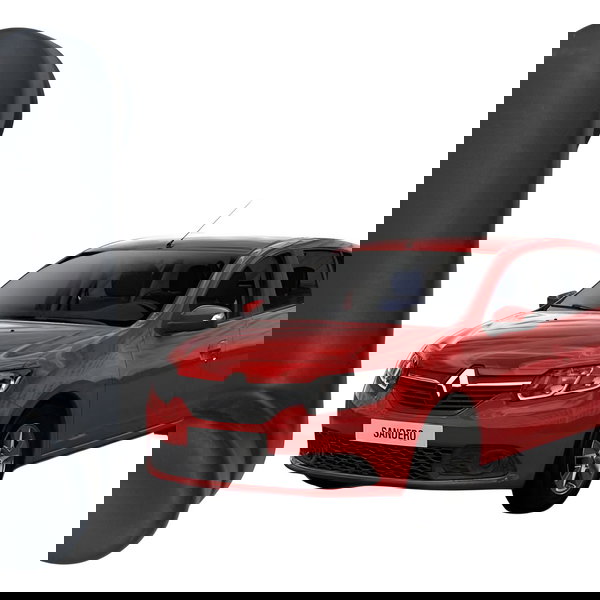 Manivela Vidro Porta Renault Sandero 1.0 2016 2017 2018 2019