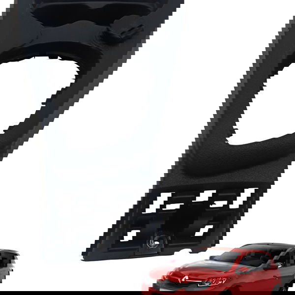 Moldura Central Console Porta Copos Renault Sandero 1.0 2017