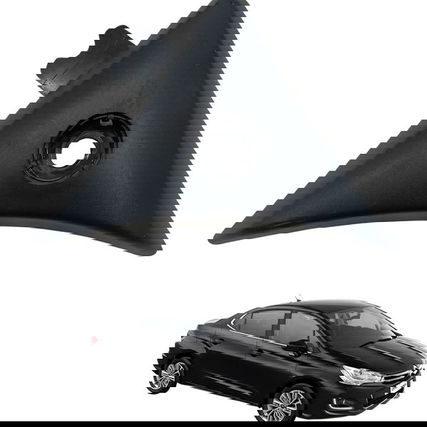 Moldura Retrovisor Esquerdo Citroën C4 Lounge 2015 2016