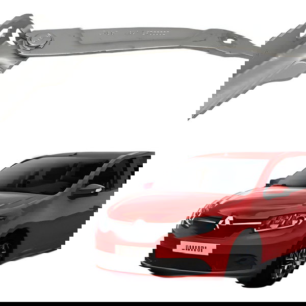 Dobradiça Capô Dianteiro Esquerdo Renault Sandero 2017 2018