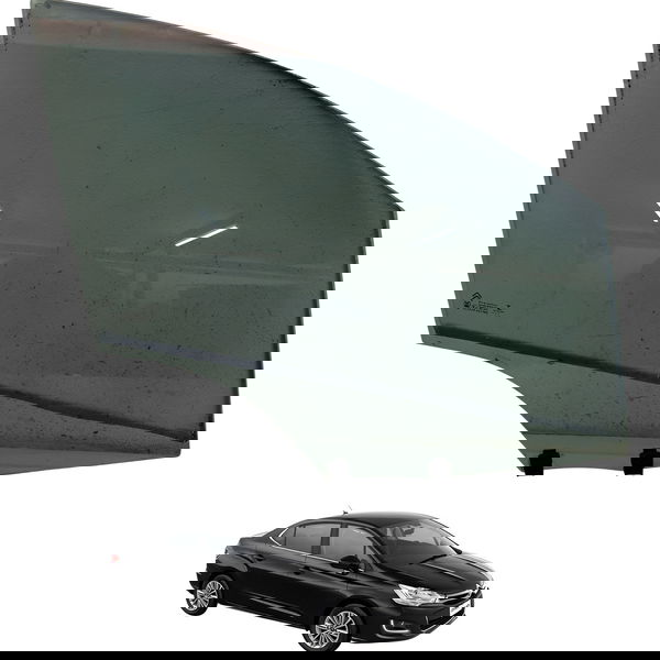 Vidro Porta Dianteiro Direito Citroen C4 Lounge 2015 2016