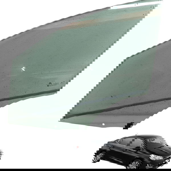 Vidro Porta Dianteiro Esquerdo Citroen C4 Lounge 2015 2016