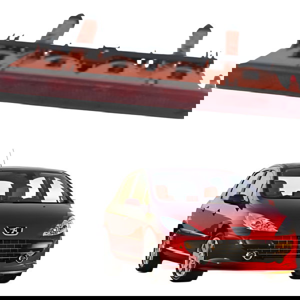 Breack Light Luz Freio Peugeot 307 Presence 2005 Detalhe