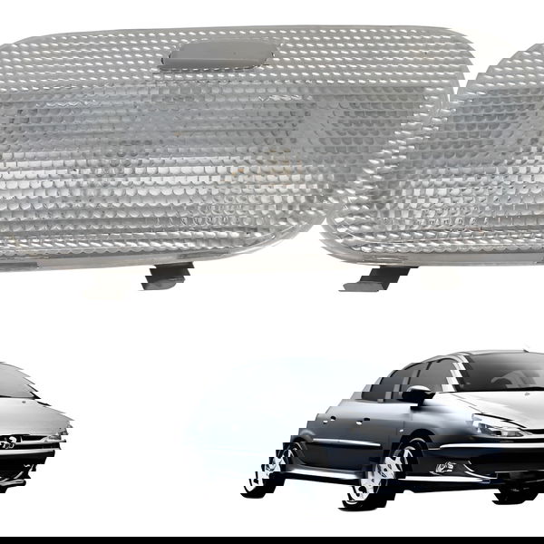 Luz Cortesia Teto Traseiro Peugeot 307 1.6 2005 2006 2007