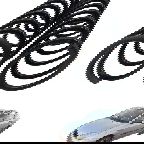 Par Molas Traseiras Ford Focus Sedan Glx  2001 2002 2003