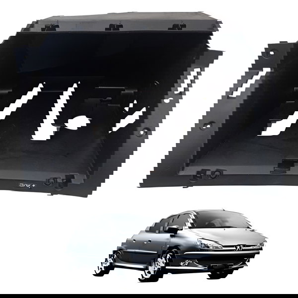 Moldura Interna Porta Luvas Peugeot 307 2006 2007 2008 2009