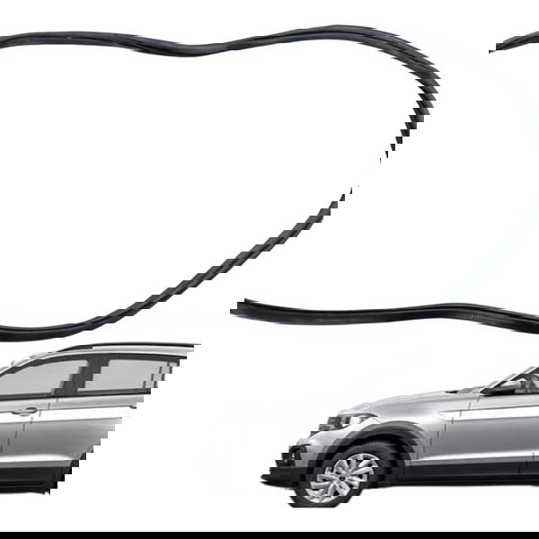 Borracha Vedação Traseira Esquerda Volksvagen Tcross 2022