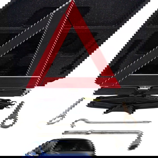 Kit Macaco Chave Roda Triangulo Isopor Honda Fit 2015 2021