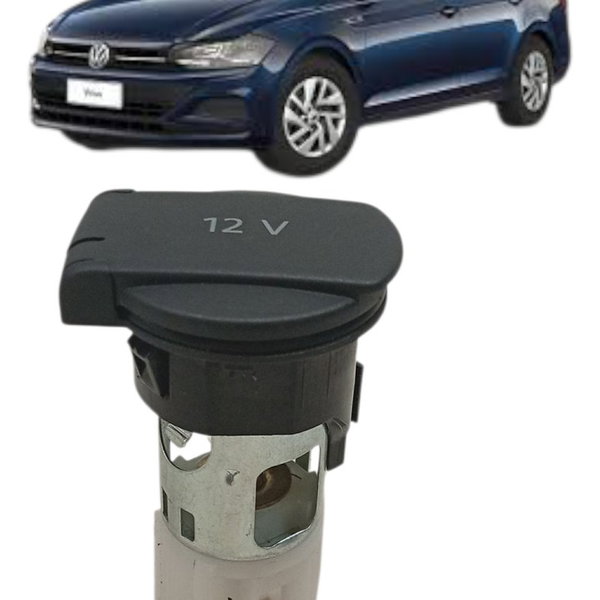 Tomada 12v Console Central Volkswagen Virtus Nivus 2019 2020