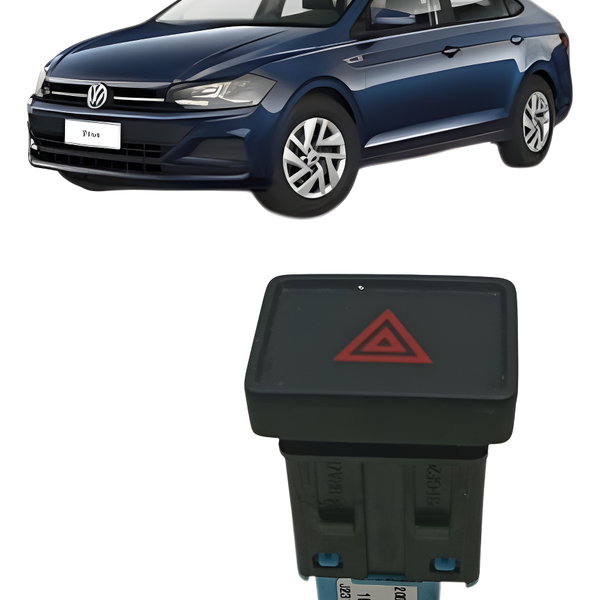 Botão Pisca Alerta Volkswagen Virtus Polo Nivus 2019 2020
