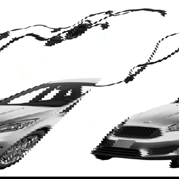 Chicote Tampa Traseira Esquerda Volkswagen Fox 2008 2009