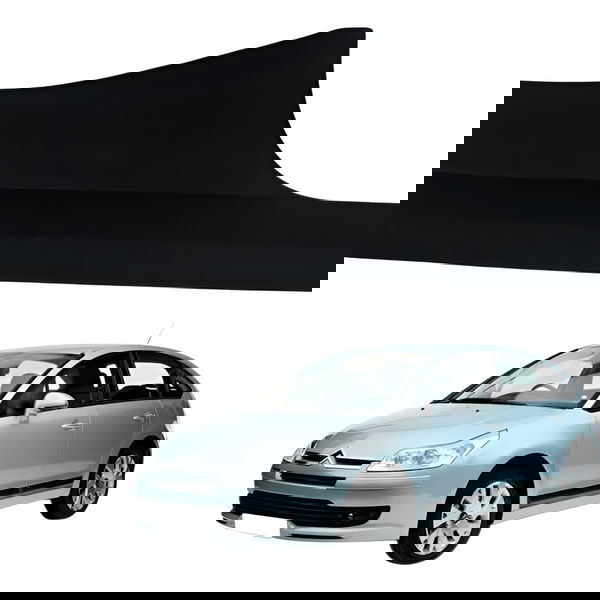 Soleira Acabamento Traseira Direita  Citroen C4 Pallas 2008 Preto