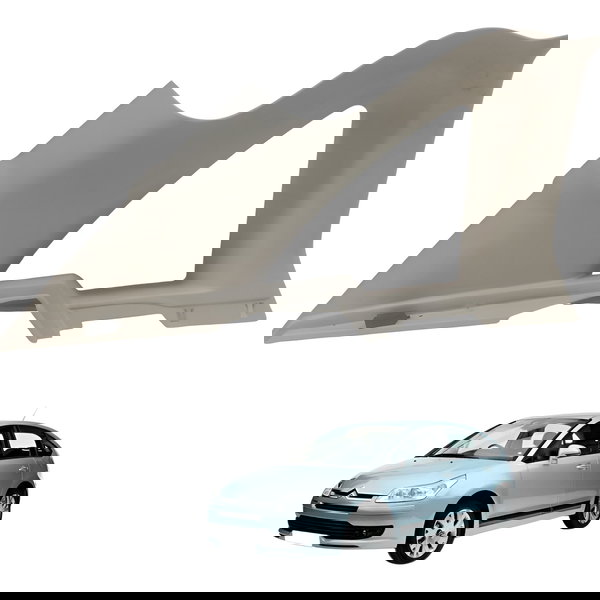 Acabamento Vigia Traseira Esquerdo Citroen C4 Pallas 2008 Creme