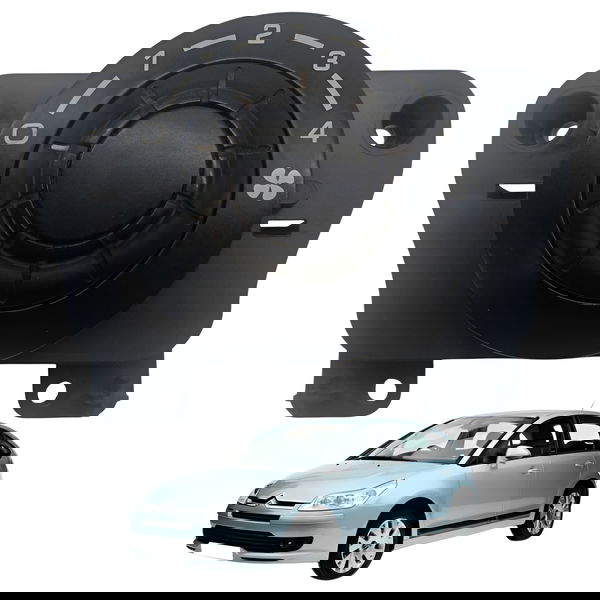 Comando Ar Ventilação Traseira Citroen C4 Pallas 2008 2009