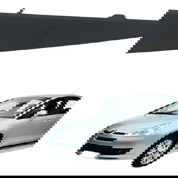 Moldura Acabamento Esquerdo Rádio Citroen C4 Pallas 2008 Preto