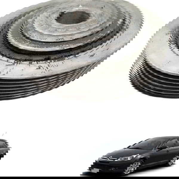 Polia Virabreqim Motor Citroen C4 Pallas 2.0 2008 2009 2010