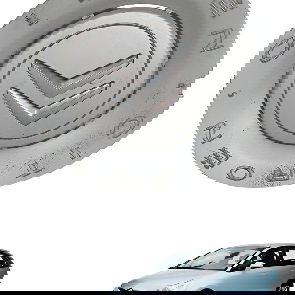 Calota Central Roda Citroen C4 Pallas 2008 2009 2010 2011 Prateado