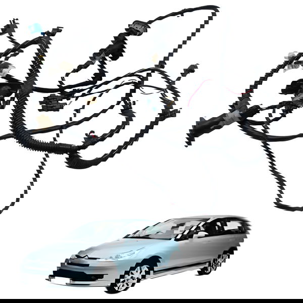 Chicote Parachoque Traseiro Citroen C4 Pallas 2008 2010