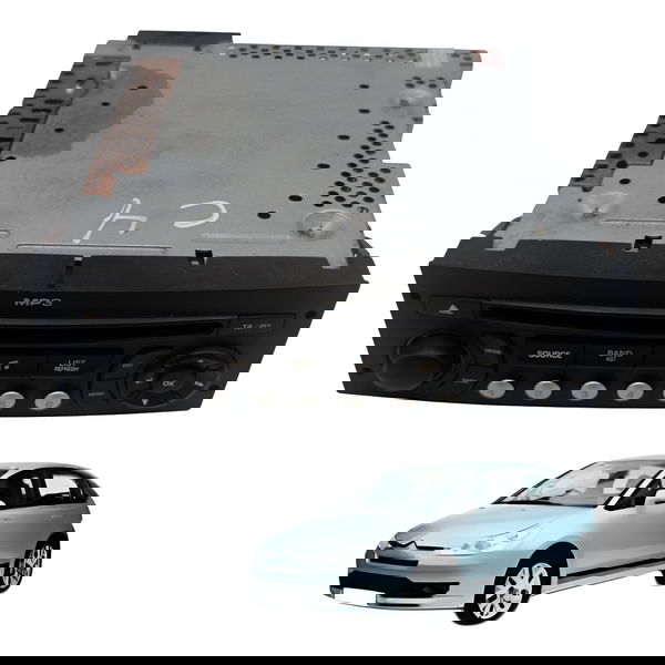 Radio Cd Player Mp3 Original Citroen C4 Pallas 2008 2009