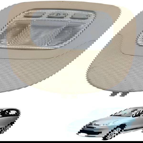 Luz Teto Central Cortesia Citroen C4 Pallas 2008 2009 2010