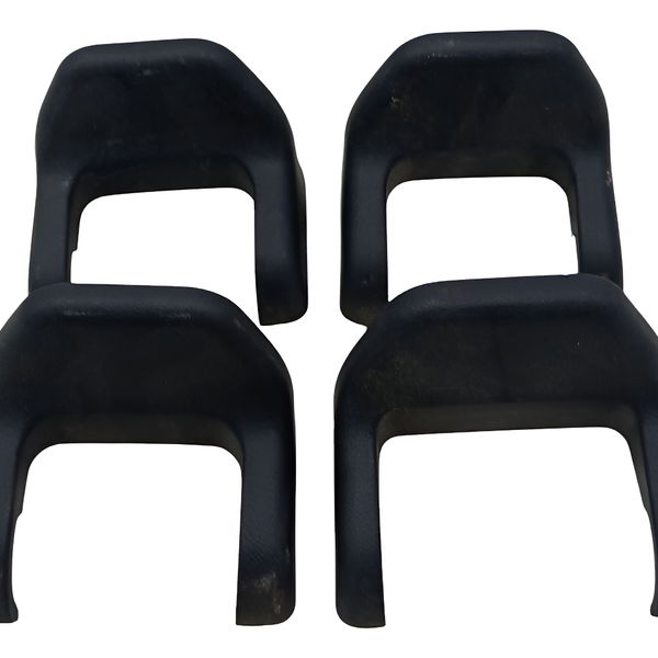 Kit 4 Moldura Acabamento Trilho Banco Honda Crv 2013 2014