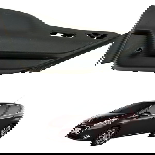 Acabamento Esquerdo Bagagito Peugeot 208 Allure 2014 Detalhe